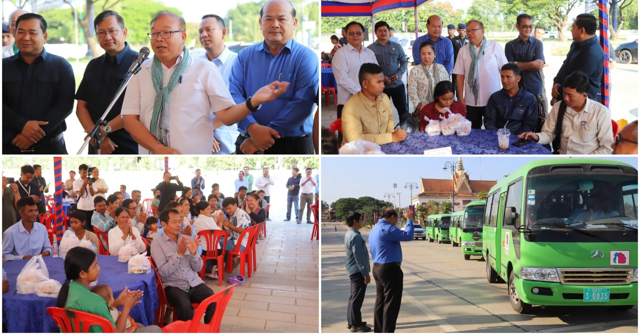 រដ្ឋបាលខេត្តស្ទឹងត្រែង បន្តទទួលស្វាគមន៍ប្រជាពលរដ្ឋជាង ១០០ គ្រួសារ មកតាំងទីលំនៅថ្មីនៅចំណុចអូរសេវ៣ ស្រុកសេសាន ក្រោមគម្រោង (ផ.ក.អ.)