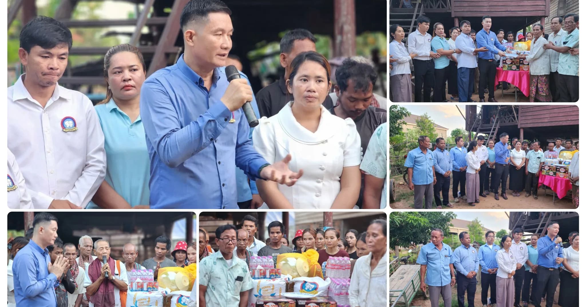 សហភាពសហព័ន្ធយុវជនកម្ពុជាស្រុកស្ទោង ចូលរួមរំលែកទុក្ខជាមួយគ្រួសារសពលោក ប៉ាត សំ អតីតអនុភូមិឈូក